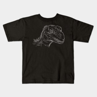 Dinosaur Velociraptor Kids T-Shirt